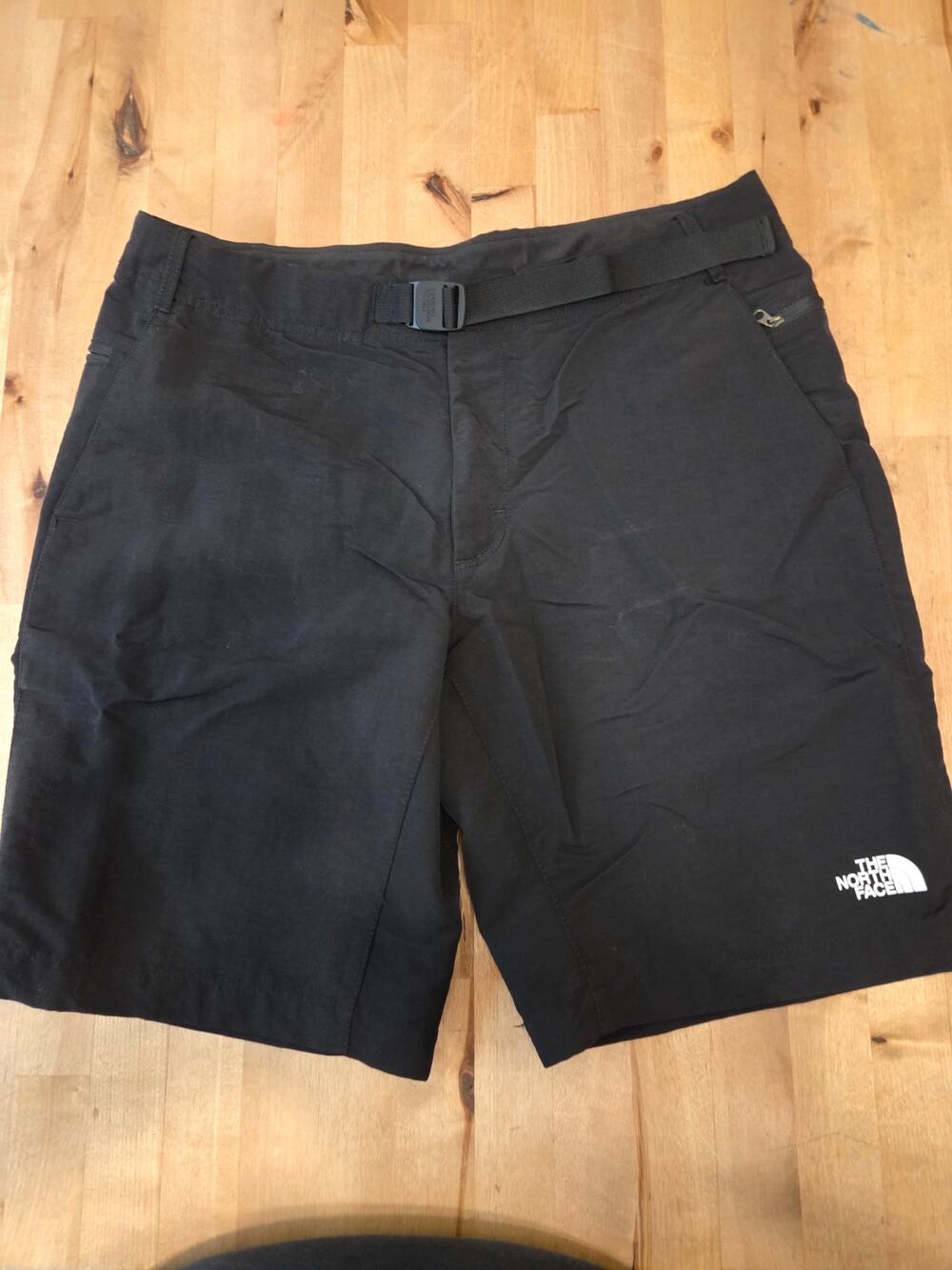 The North Face Men's Belted Technical Hiking Shorts - Black, Size 34